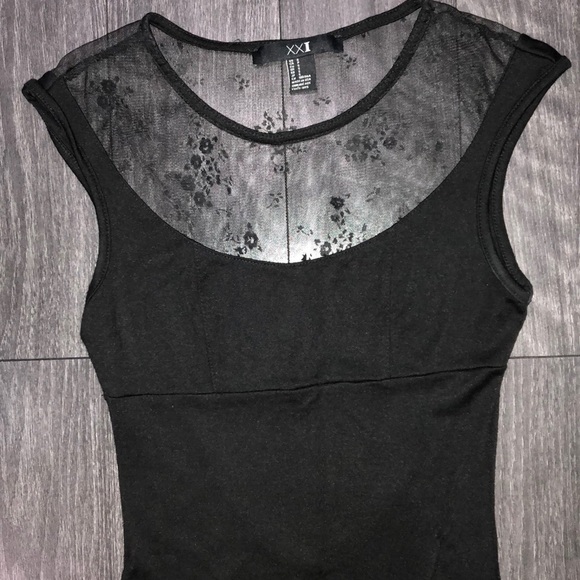 Forever 21 Dresses & Skirts - Forever 21 black lace dress